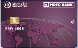 HDFC Diners Club Privilege Credit Card