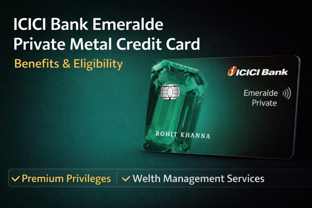 icici bank emeralde private metal credit card