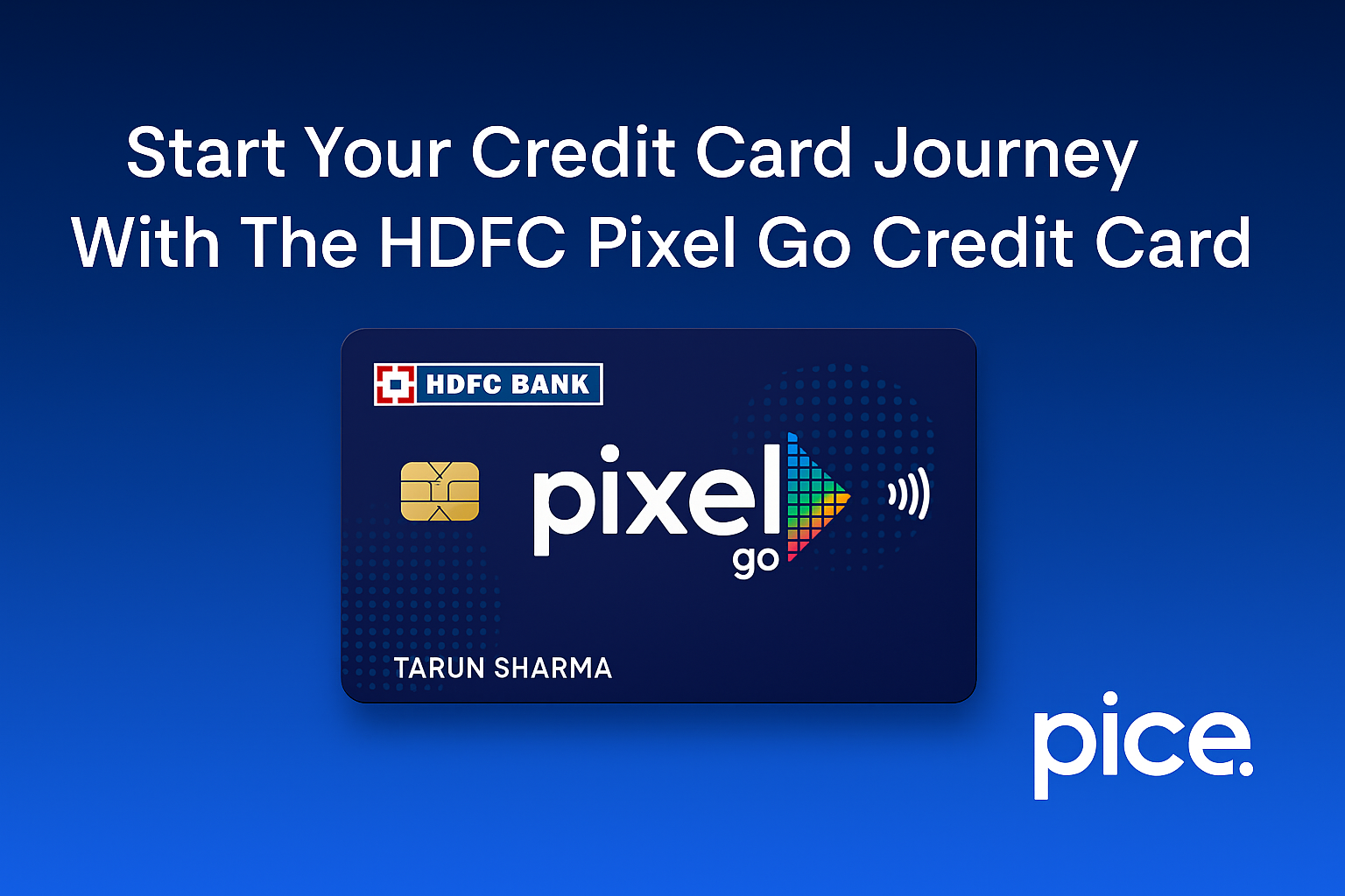 hdfc pixel go credit card