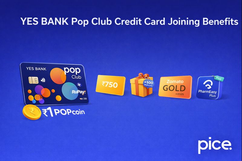YES BANK Pop Club Credit Card Joining Benefits